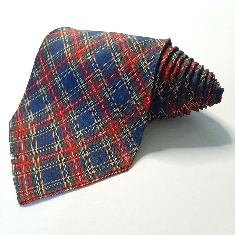 Vintage Hollyvogue Scotch Clan Tartan Plaid Tie